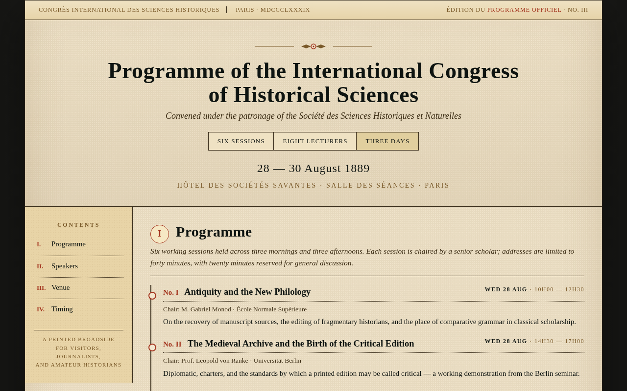 Screenshot of congres-savantes.paris/programme-1889.html