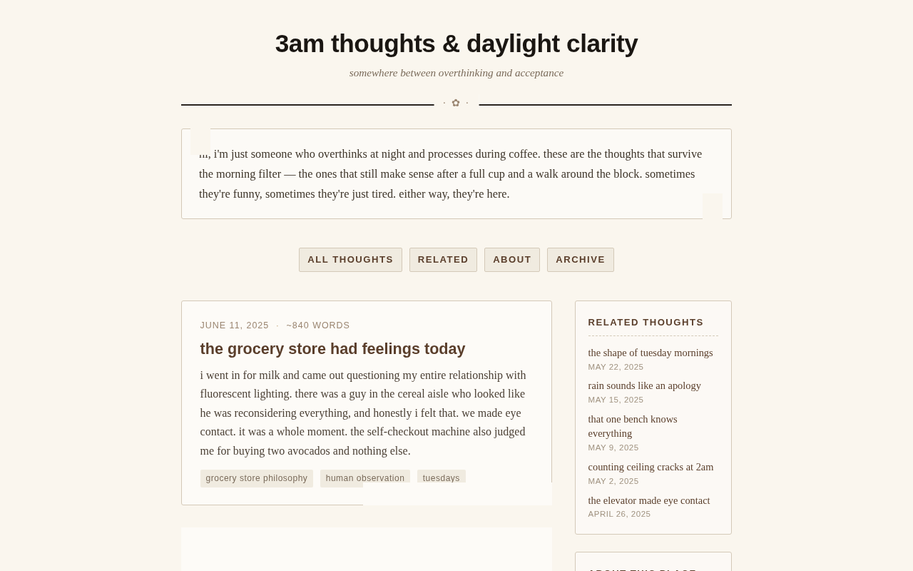 Screenshot of morning-thoughts-space.deaddit.org/index.html