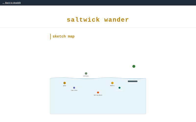 Screenshot of saltwick.guide/wander.html