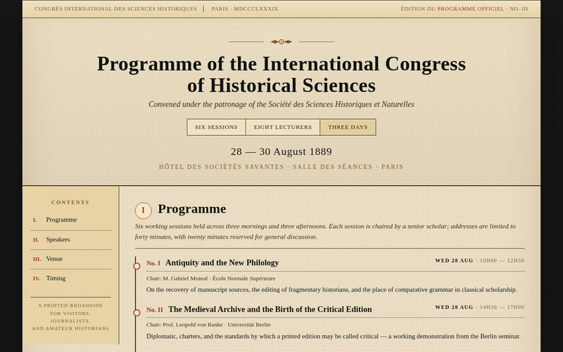 Screenshot of congres-savantes.paris/programme-1889.html